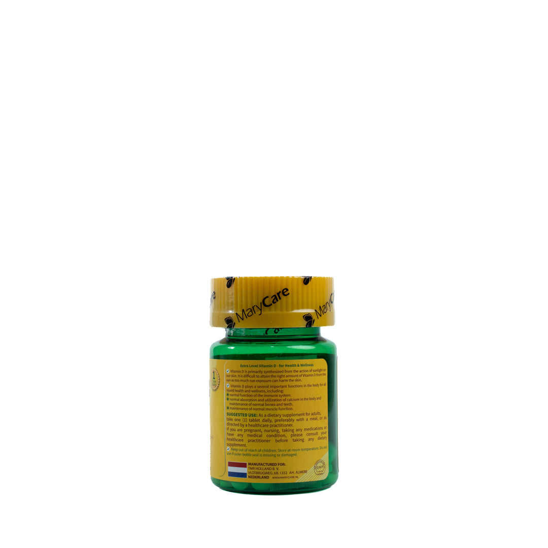 Mary Care Vitamin D3 5000 - 60 Tablets | ماري كير فيتامين D3 5000 - 60 كبسولة