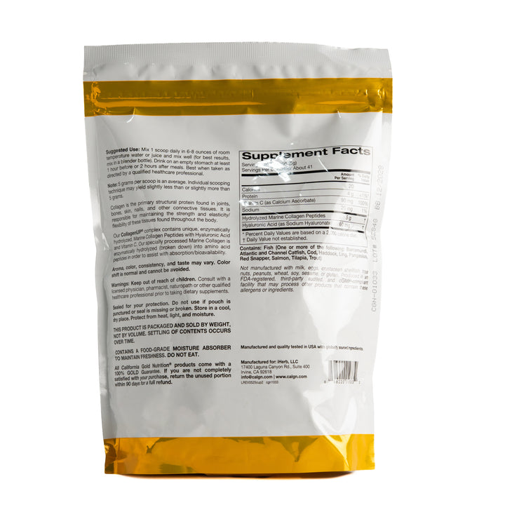 California Gold Nutrition CollagenUP Hydrolyzed Marine - 206g | كاليفورنيا غولد نيوتريشن مسحوق الكولاجين البحري - 206 غ