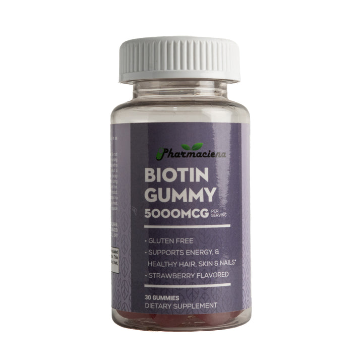Pharmaciena Biotin Gummy 5000mcg 30Gummies | فارماسينا بيوتين غامي 5000 ميكروغرام – 30 حبة غامي