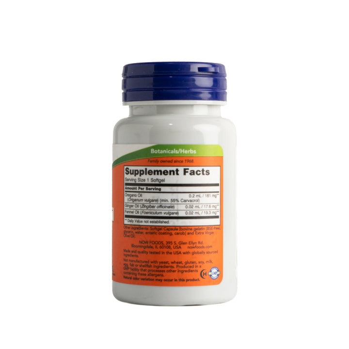 now Oregano Oil, Intestinal Support - 90 softgels | ناو كبسولات لينة زيت الأوريجانو - 90 كبسولة