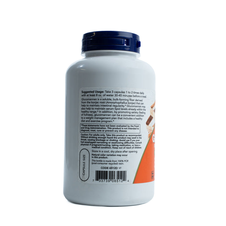 Now Foods Glucomannan 575 mg -180 Capsules |ناو جلوكومانان 575 ملغ – 180 كبسولة