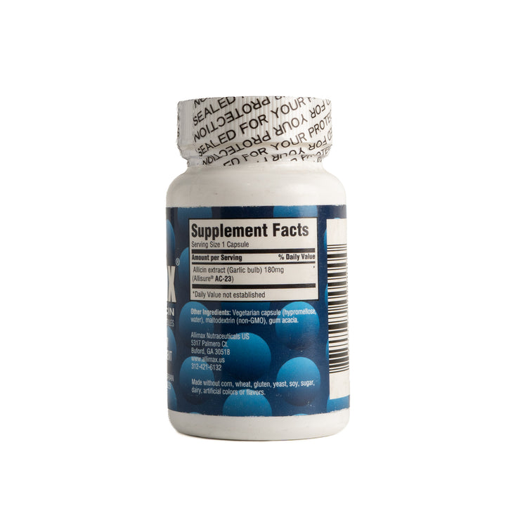 ALLIMAX Capsules 180mg 30 Capsules - 180mg | أليماكس كبسولات الأليسين 180 مغ - 30 كبسولة
