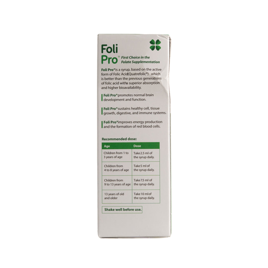 ABM Foli Pro Quatrfolic First Choice In The Folate - 150ml | فولي برو كواترفوليك الخيار الأول في حمض الفوليك - 150 مل