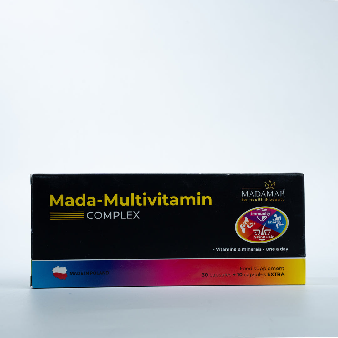 MADAMAR Mada Multivitamin Complex - 40 Capsules | مادامار مكمل متعدد الفيتامينات– 40 كبسولة