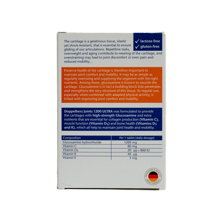 Doppelherz aktiv Joints 1200 Ultra 30 Tablets | دوبل هيرز أكتيف مفاصل 1200 ألترا – 30 قرص