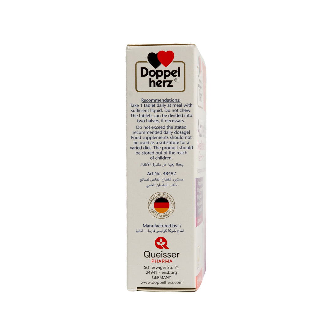 Doppel herz Aktiv Meno Soya Isoflavones 30 Tablets | دوبل هيرز مكمل غذائي لدعم صحة المرأة خلال سن اليأس - 30 قرص