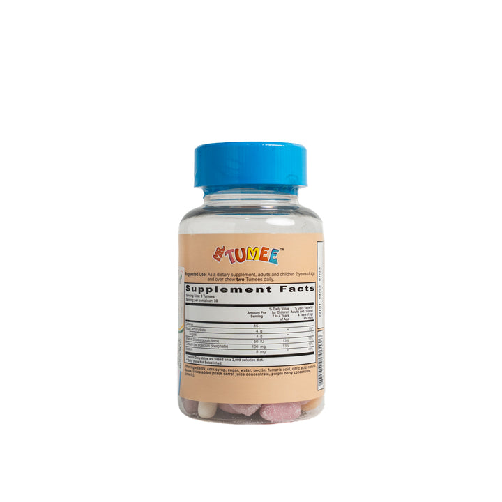Mr.TUMEE
 Calcium Plus Vitamin D - 60pcs| مستر تومي كالسيوم مع فيتامين دال – 60 قطعة