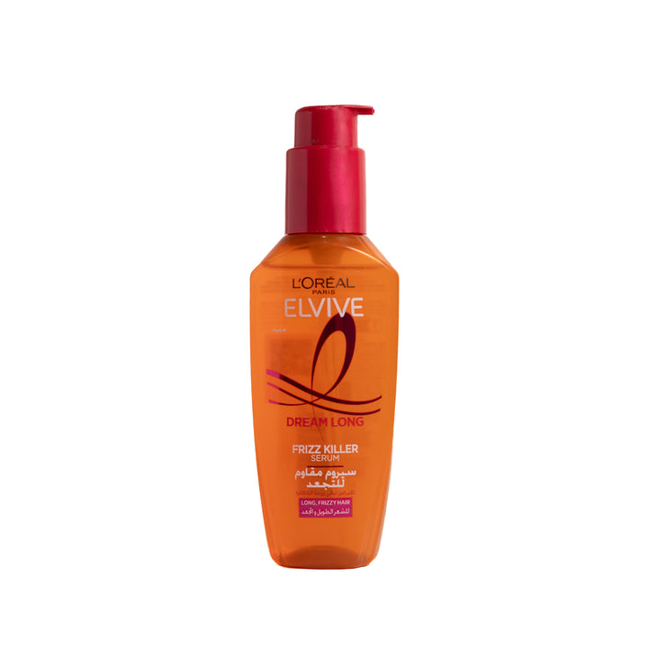 L’Oreal Elvive Frizz Killer Serum For Long And Frizzy Hair - 100ml |لوريال سيروم للشعر الطويل والمجعد - 100 مل