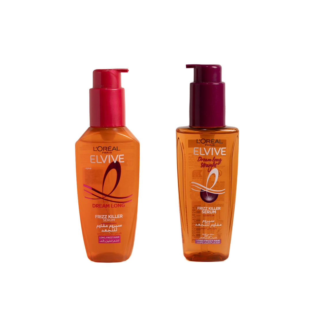 L’Oreal Elvive Frizz Killer Serum For Long And Frizzy Hair - 100ml |لوريال سيروم للشعر الطويل والمجعد - 100 مل