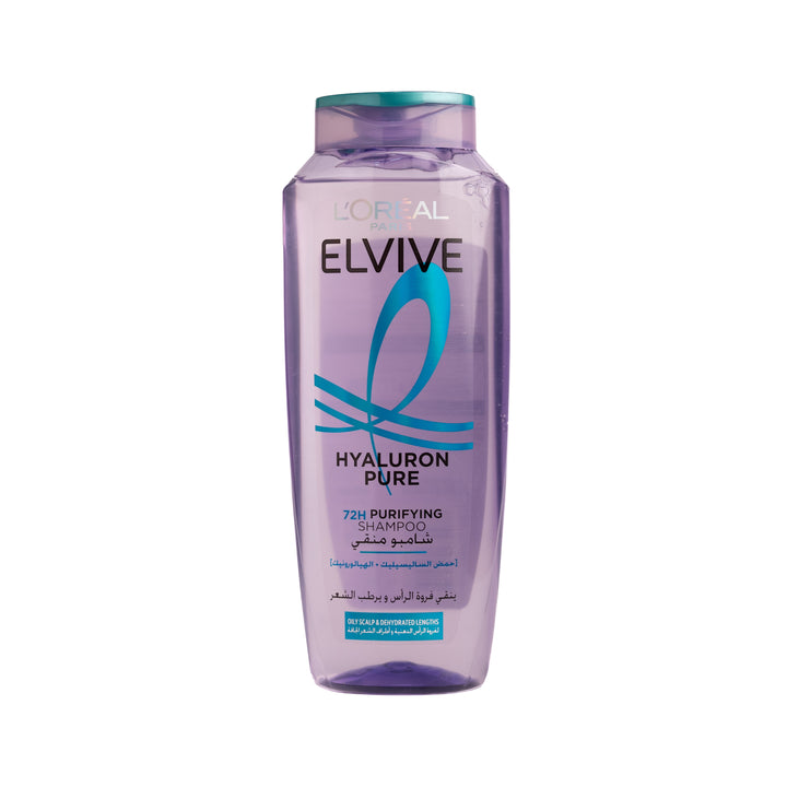 L’Oreal Elvive Hyaluron Pure Purifying Shampoo - 400ml | لوريال شامبو منقي للشعر - 400 مل