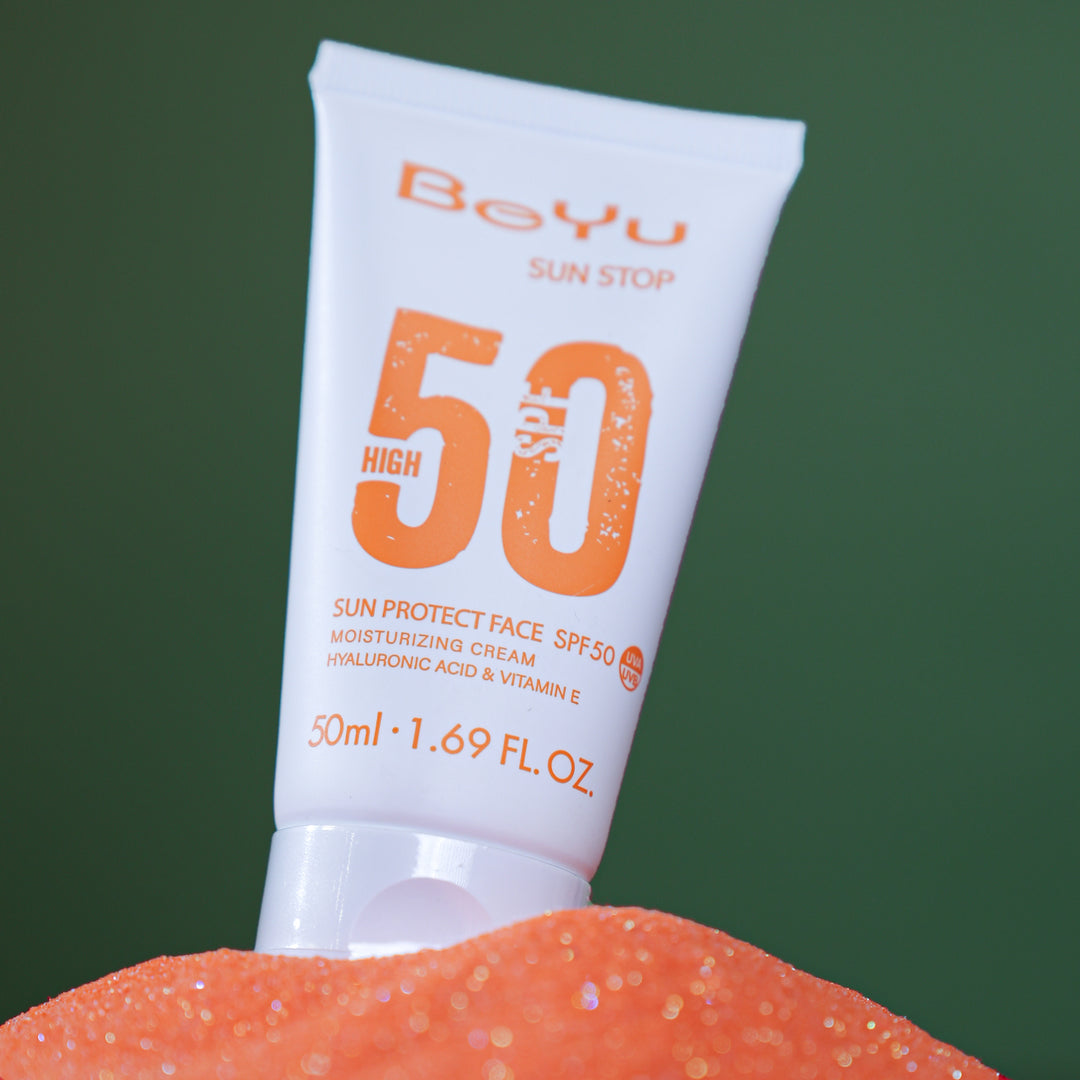 BeYu Sun Stop Protect Cream - Spf 50 |  بيو واقي شمسي مع عامل حماية 50