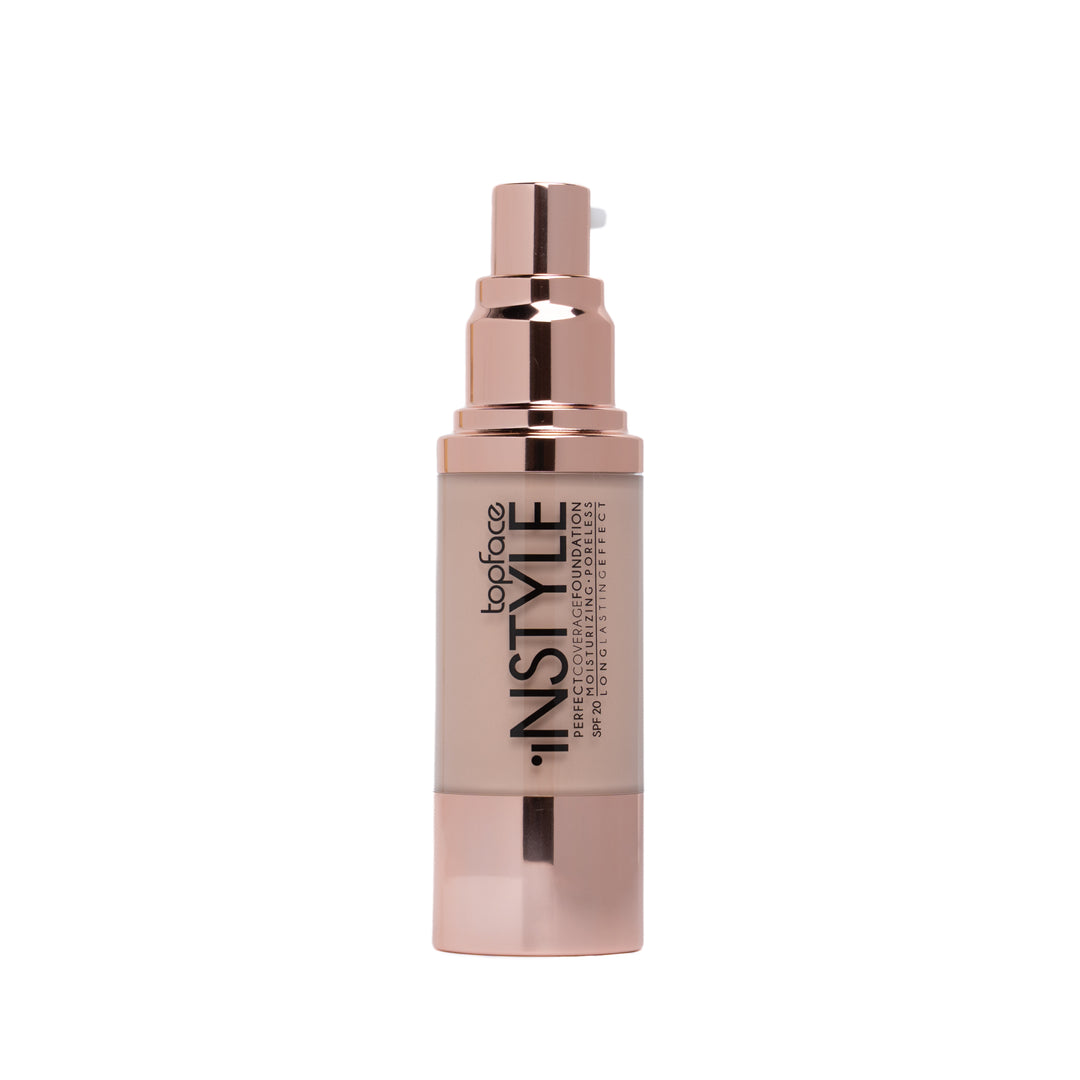 Topface Instyle Perfect Coverage Foundation - 30ml | توب فيس كريم اساس إنستايل للتغطية المثالية – 30 مل