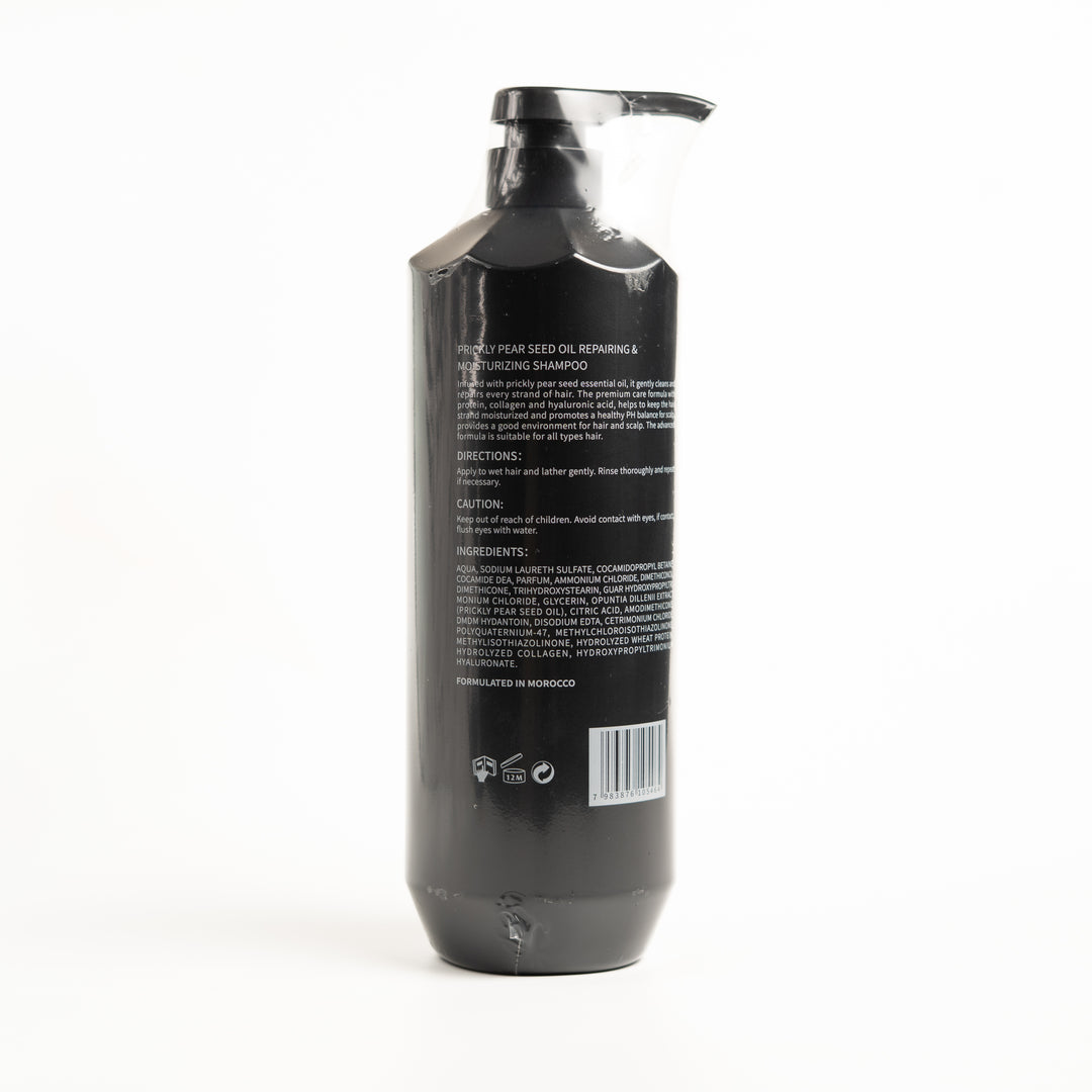 MASSIMO Prickly Pear Seed Oil Hair Repairing& Moisturizing Shampoo - 1000ml |ماسيمو شامبو بزيت بذور التين الشوكي لإصلاح وترطيب الشعر – 1000 مل