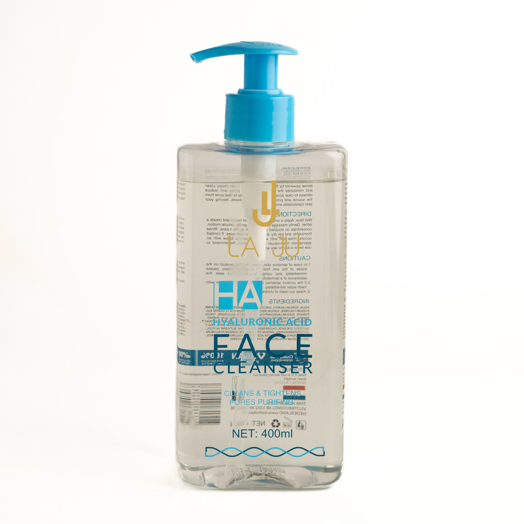 LA JU Hyaluronic Acid Face Cleanser - 400ml | لاجو غسول هيالورونيك اسيد للوجه - 400 مل