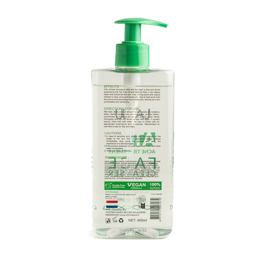 LA JU Acne Treatment Face Cleanser - 400ml | لاجو غسول للوجه مضاد لحب الشباب - 400 مل