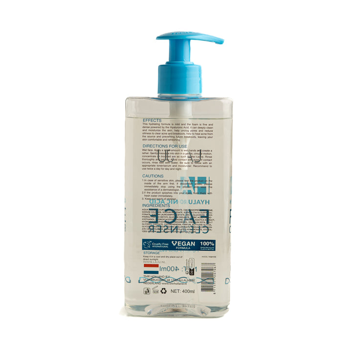 LA JU Hyaluronic Acid Face Cleanser - 400ml | لاجو غسول هيالورونيك اسيد للوجه - 400 مل