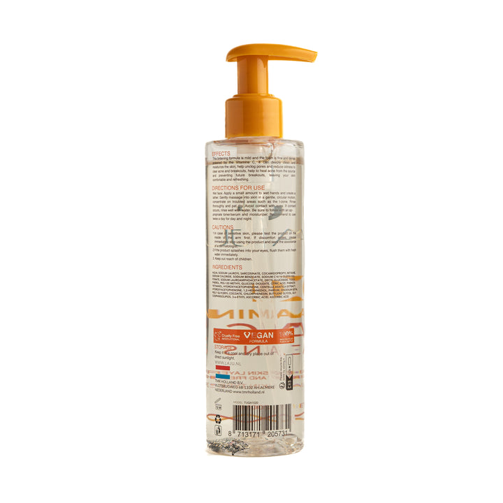 LA JU Vitamin C  Face Cleanser - 200ml | لاجو غسول للوجه بالفيتامين سي - 200 مل