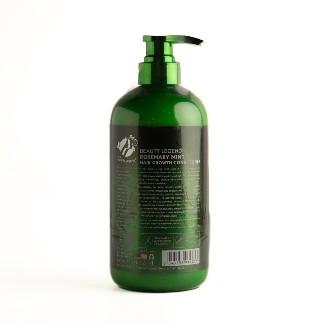 Top Beauty Legend Rosemary Mint Hair Growth Conditioner - 800ml | اسطورة الجمال بلسم للشعر باكليل الجبل - 800 مل