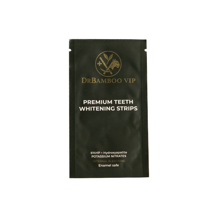 DR. BAMBOO Premium Teeth Whitening Strips - 20 Pouches 40 Strips |  دكتور بانبو شرائح تبييض الأسنان الممتازة من  - 20 كيسًا (40 شريحة)