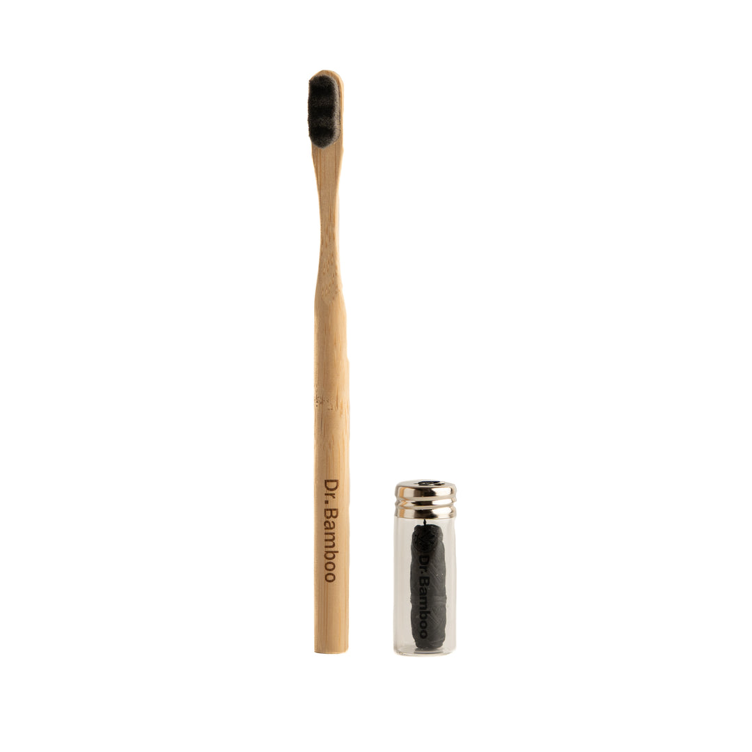 DR. BAMBOO Toothbrush & Floos | دكتور بامبو فرشاة أسنان وخيط تنظيف الأسنان