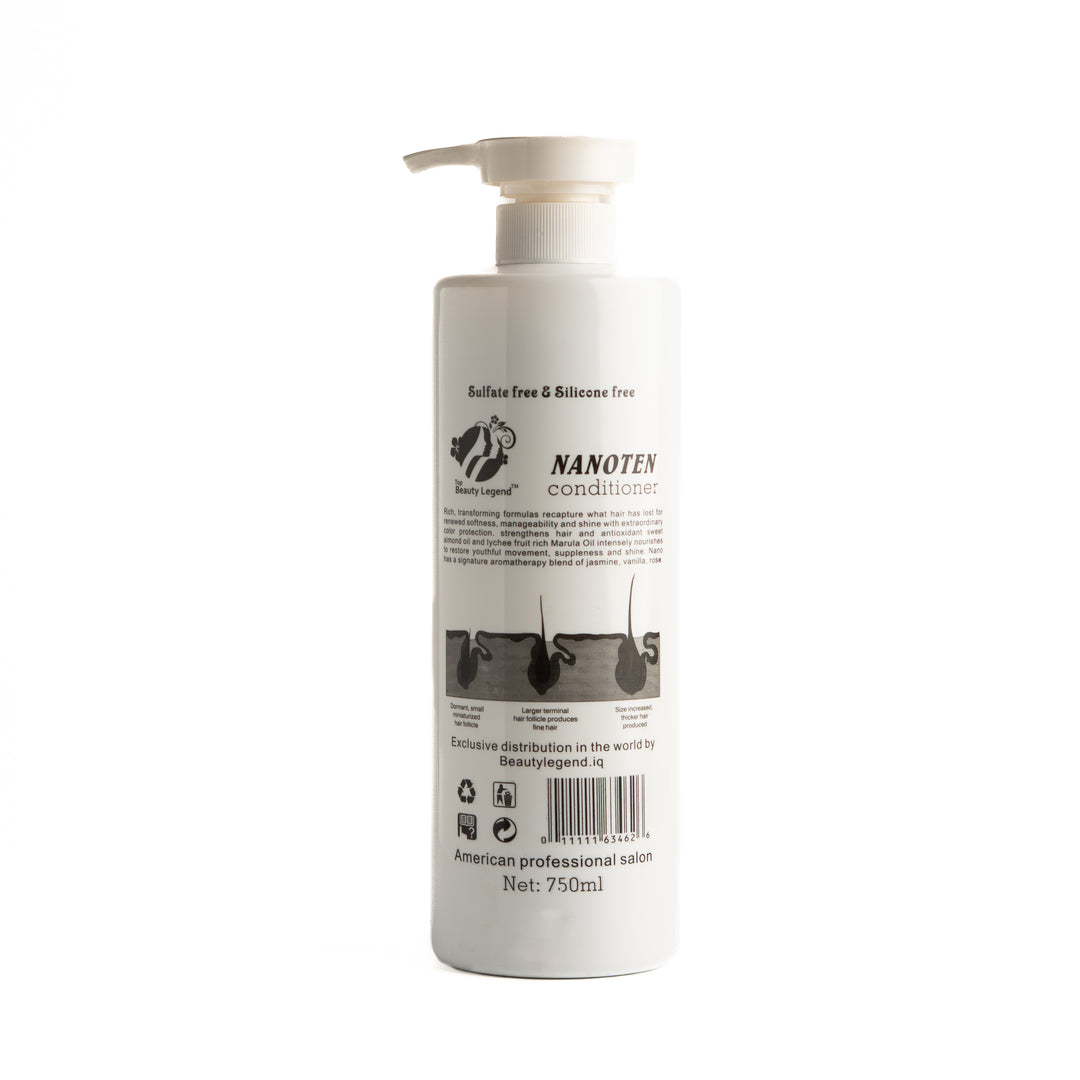 Top Beauty Legend Conditioner Nanoten - 750ml | اسطورة الجمال بلسم نانوتين للشعر التالف و الجاف - 750 مل