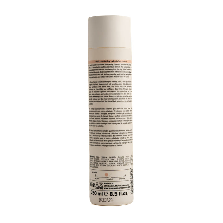 SUBRINA Care Scalp Detox Shampoo  - 250ml | سوبرينا شامبو ديتوكس للعناية بفروة الرأٍ الحساسة - 250 مل