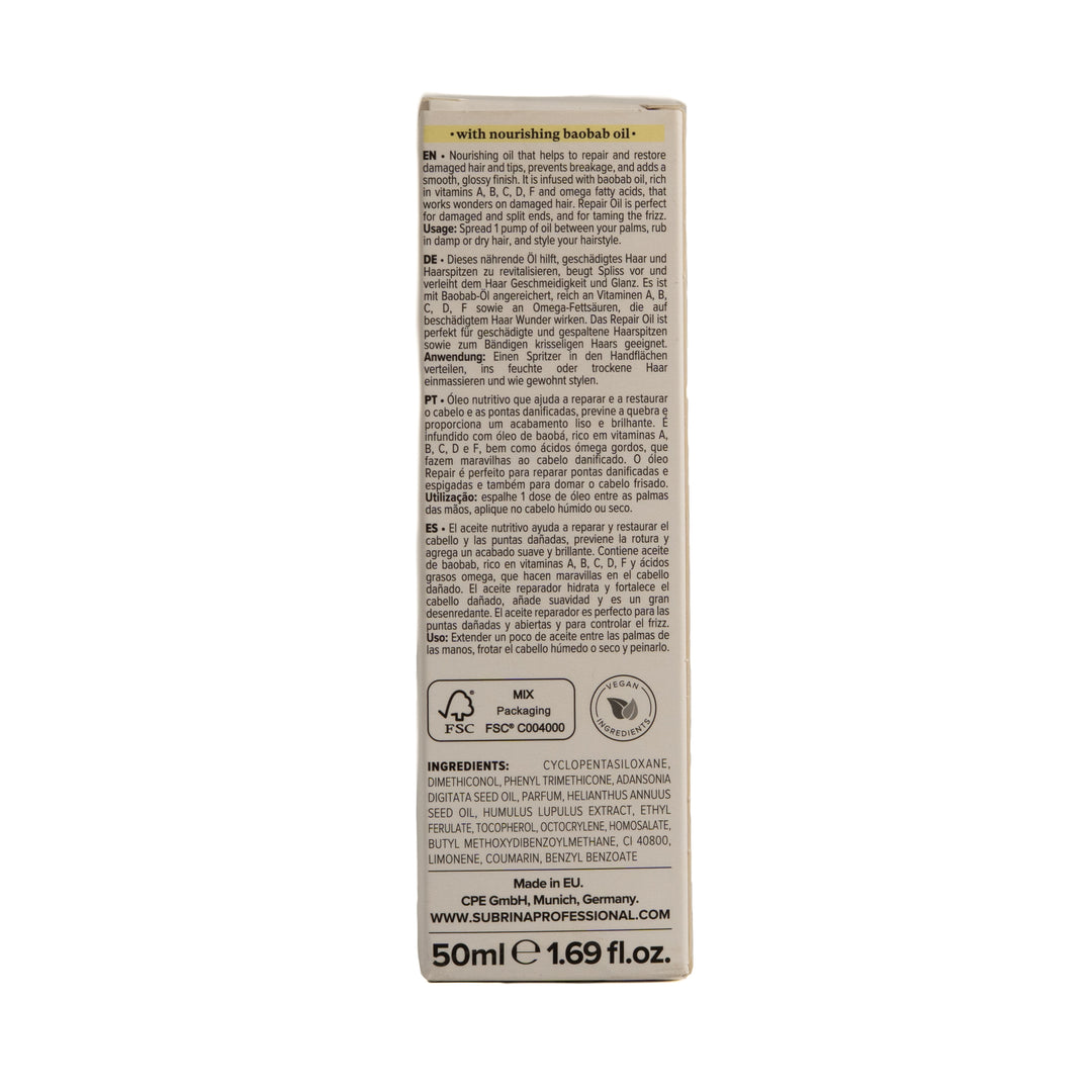 Subrina Care Repair Oil - 50ml | سوبرينا زيت العناية بالشعر - 50 مل