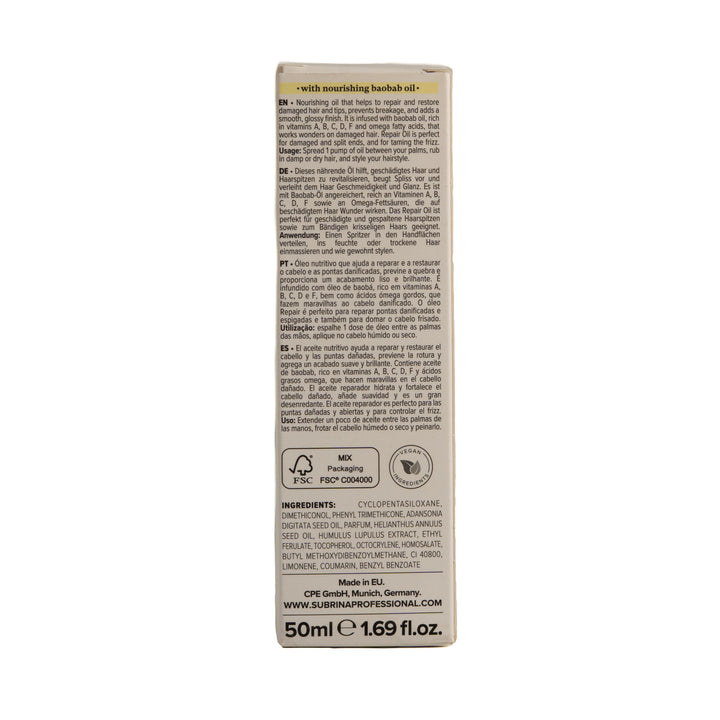 Subrina Care Repair Oil - 50ml | سوبرينا زيت العناية بالشعر - 50 مل