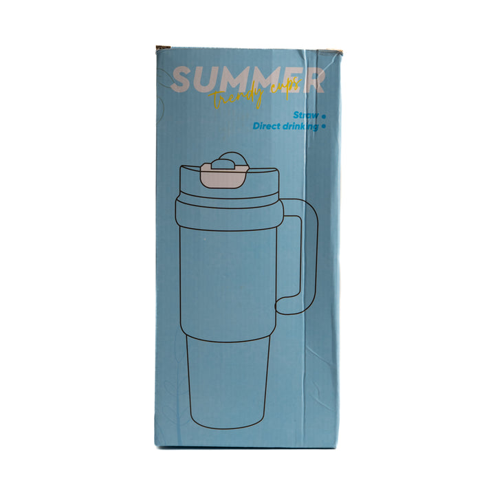 Tools & Cases Summer Trendy Cups |  حافظة حرارة ترندي مع مصاصة