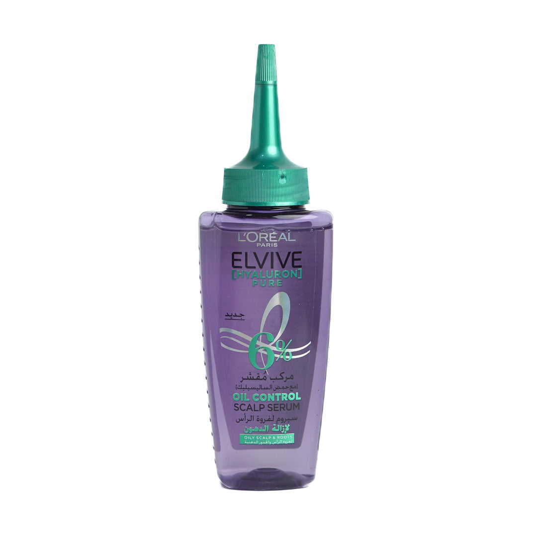 L’Oreal Elvive Hyaluron Oil Control Scalp Serum - 102ml | لوريال سيروم للشعر الدهني بالهيالورونيك اسيد - 102 مل