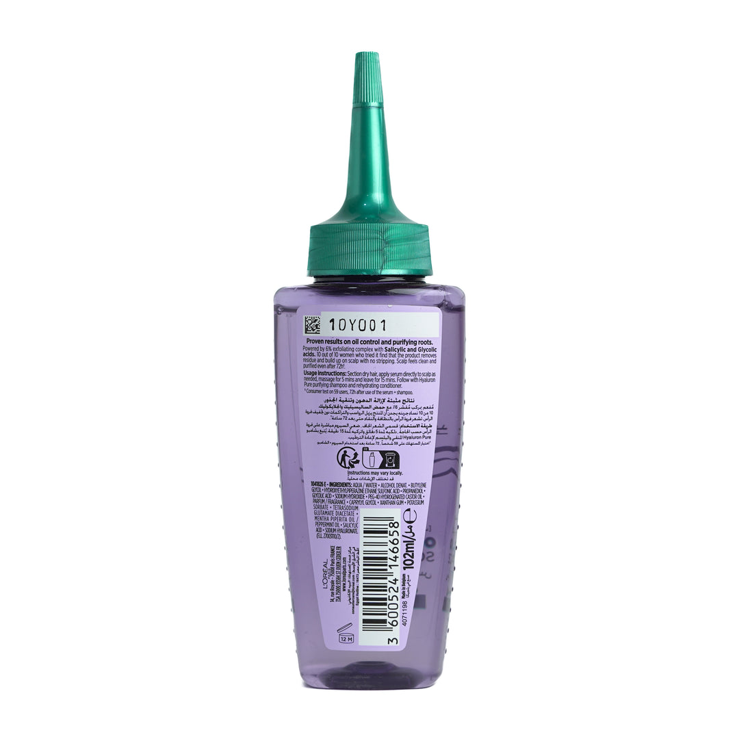 L’Oreal Elvive Hyaluron Oil Control Scalp Serum - 102ml | لوريال سيروم للشعر الدهني بالهيالورونيك اسيد - 102 مل