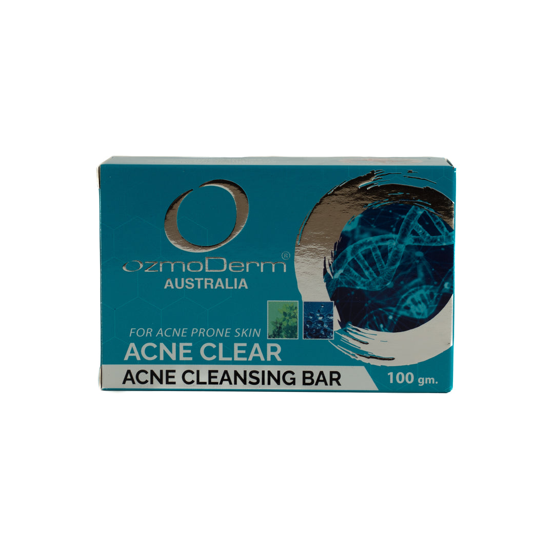 OzmoDerm Acne Clear Bar - 100g | اوزموديرم صابونة لعلاج حب الشباب - 100 غرام