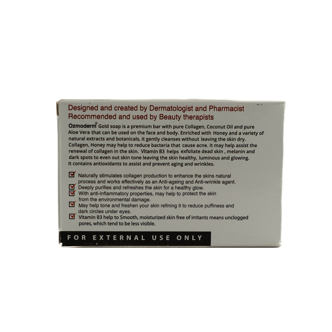 OzmoDerm Collagen Gold Bar - 100g | اوزمو ديرم صابون كولاجين - 100 جرام