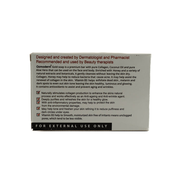 OzmoDerm Collagen Gold Bar - 100g | اوزمو ديرم صابون كولاجين - 100 جرام