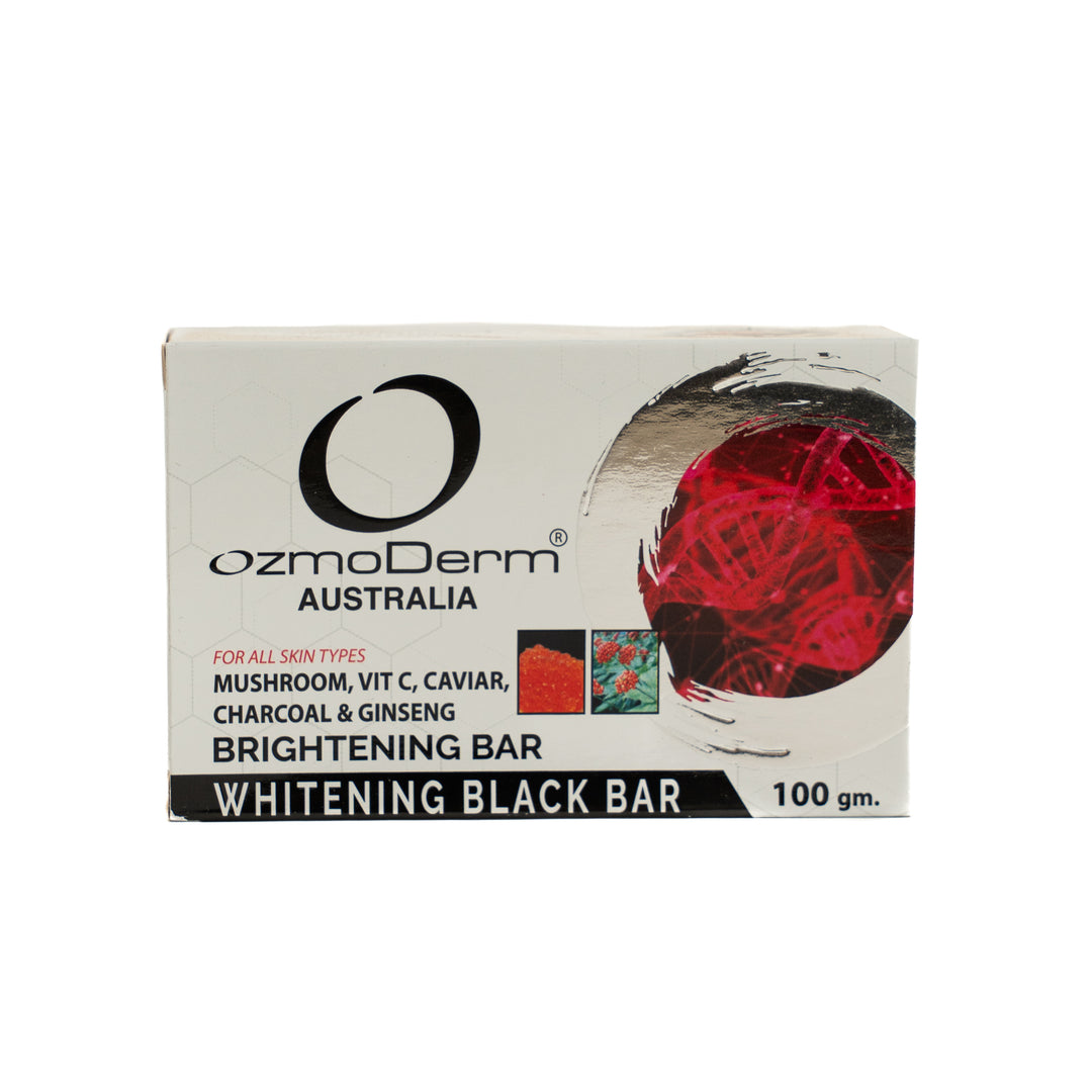 OzmoDerm Whitening Black Bar - 100g | اوزموديرم صابون لتفتيح البشرة - 100 غرام