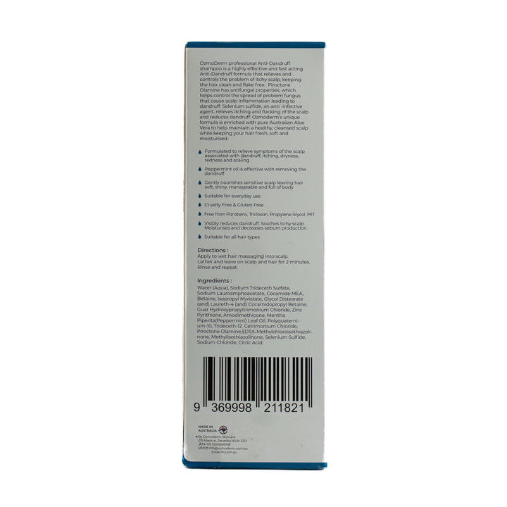 OzmoDerm Anti-dandruff Shampoo - 260ml | شامبو ضد القشرة - 260 مل