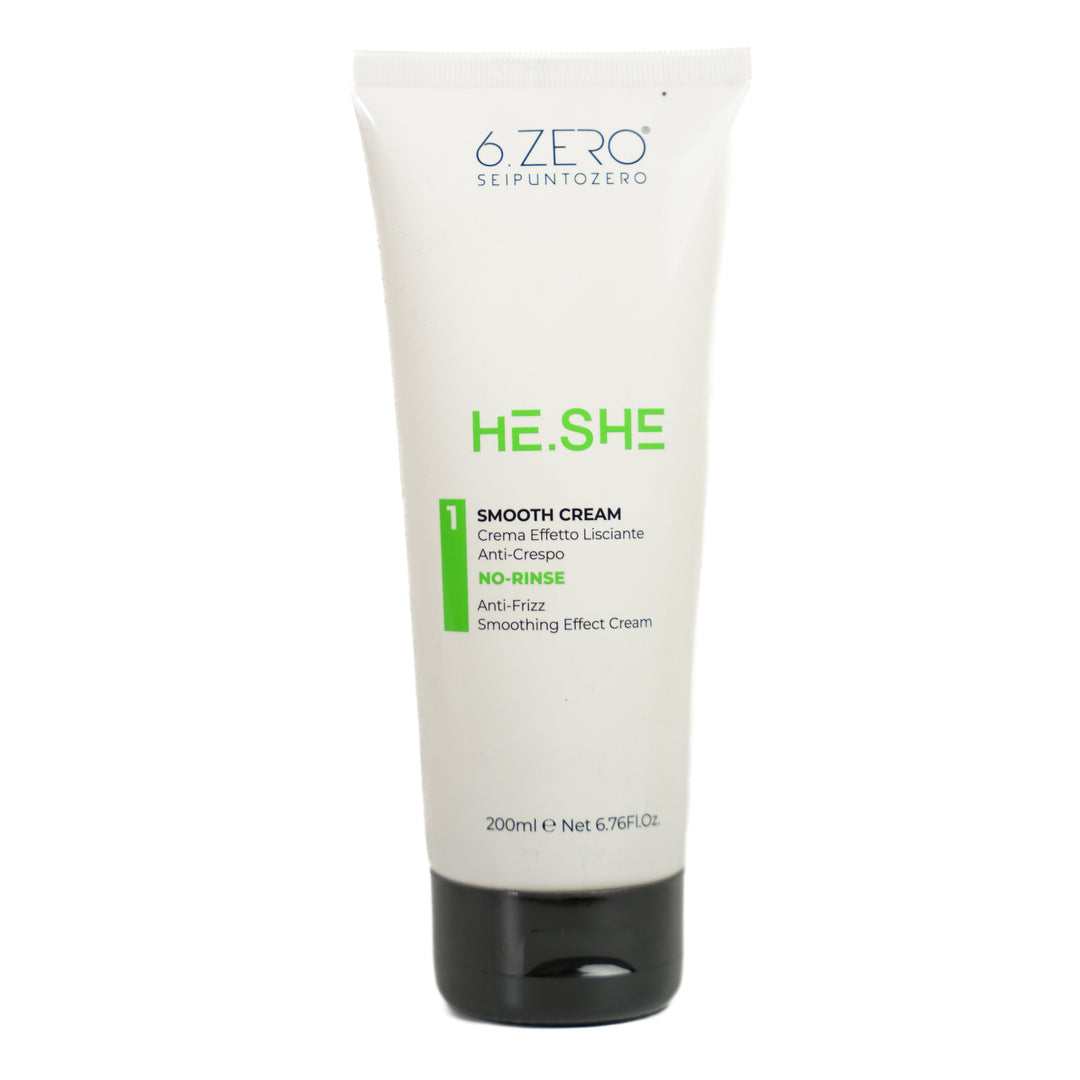 6. Zero HE.SHE – Smooth Cream Anti-Frizz Smoothing Cream - 200ml  | كريم التحكم في التجعيد - 200 مل