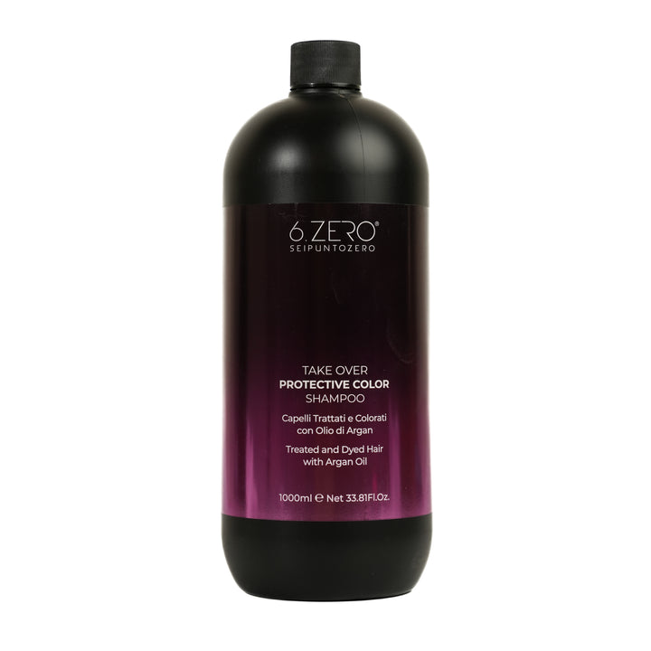 6. Zero Shampoo Treated And Dyed Hair With Argan Oil - 1000ml | شامبو للشعر المعالج والمصبوغ بزيت الأرغان - 1000 مل