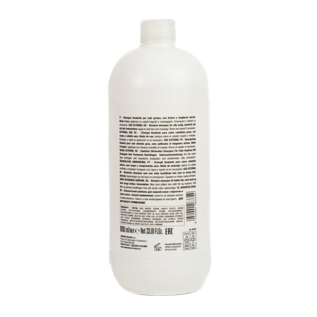 6. Zero Take over Shampoo For Oily Hair Active Sheer - 1000ml | شامبو ثنائي الطور للشعر الدهني - 1000 مل