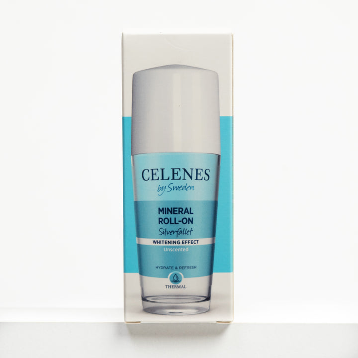 Celenes by Sweden Mineral Roll-On Whitening Effect Unscented - 75ml | سيلينس رول أون معدني للتفتيح وخالية من العطر – 75 مل