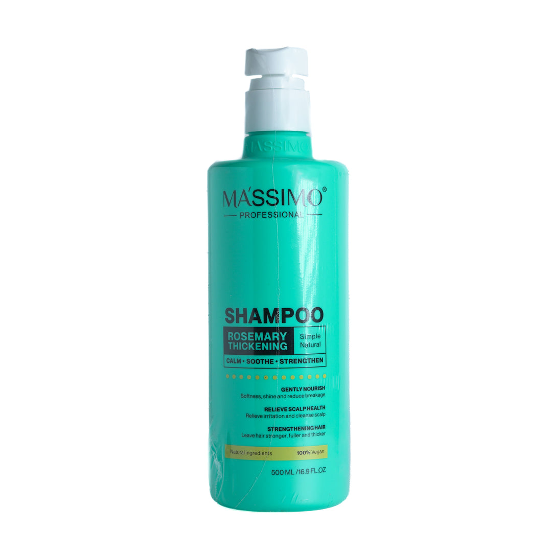 MASSIMO Shampoo Rosemary Thickening - 500ml | ماسيمو شامبو متكثف إكليل الجبل - 500مل