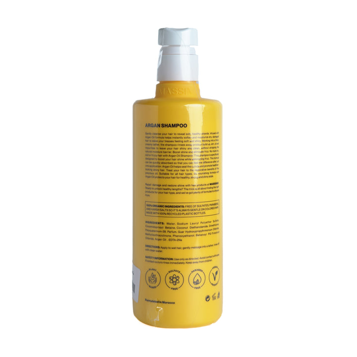 MASSIMO Shampoo Argan Nourishing - 500ml | ماسيمو شامبو أرغان مغذي - 500مل