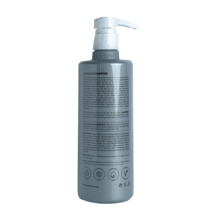 MASSIMO Shampoo Caviar Smoothing - 500ml | ماسيمو شامبو كافيار ملس - 500مل