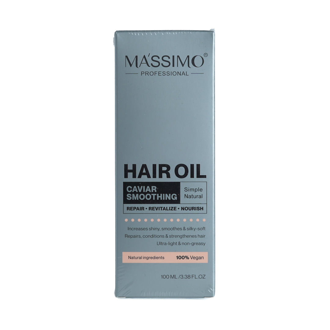 MASSIMO Hair Oil Caviar Smoothing - 100ml | ماسيمو زيت شعر كافيار ناعم - 100مل
