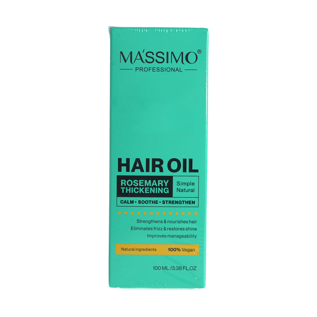 MASSIMO Hair Oil Rosemary Thickening - 100ml | ماسيمو زيت شعر إكليل الجبل - 100مل