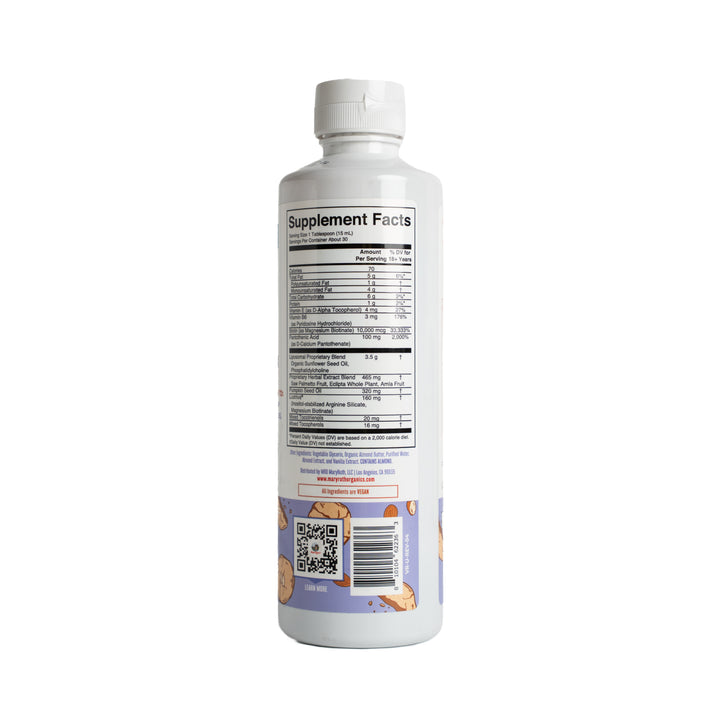 Mary Ruths Mary Ruths Hair Growth Max Liposomal Liquid Supplement Almond Cookie - 450ml | ماري روث مكمل غذائي سائل ليبوزومي بنكهة كوكي اللوز لدعم صحة الشعر - 450 مل