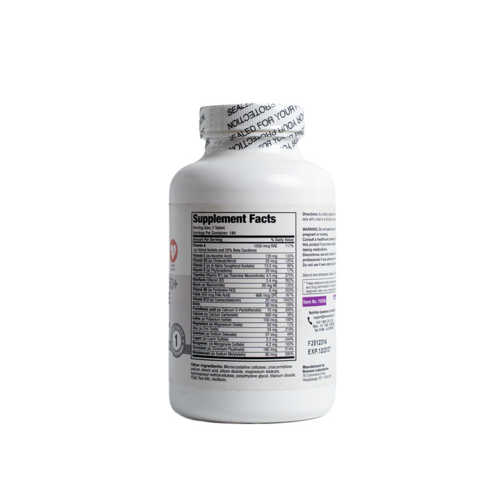 BRONSON Women's 50+ Complete - 180 Tablets | برونسون مكمل غذائي للنساء فوق 50 عاما - 180 قرص