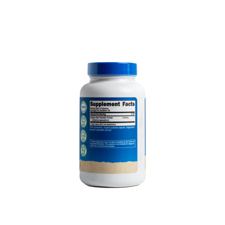 Nutricost Saw Palmetto 1000mg - 120 Capsules | نوتريكوست ساو بالميتو 1000 ملغ - 120 كبسولة
