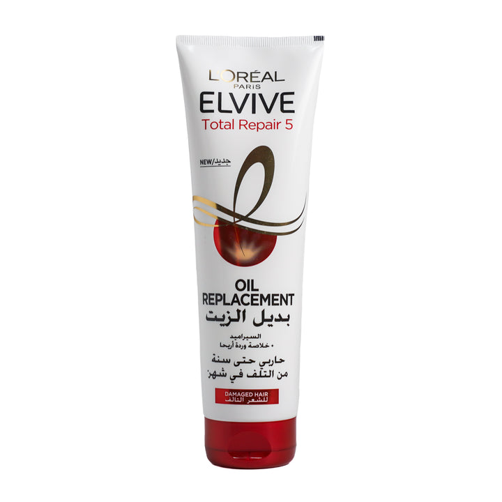 L’Oreal Elvive Repairing Oil Replacement - 300ml | لوريال بديل الزيت المعالج للشعر التالف - 300 مل