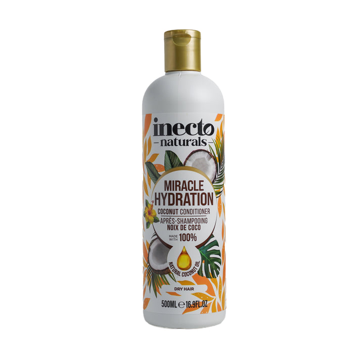 inecto natural Intense Hydration Coconut Conditioner - 500ml | إنكتو بلسم للشعر الجاف والمتضرر - 500 مل